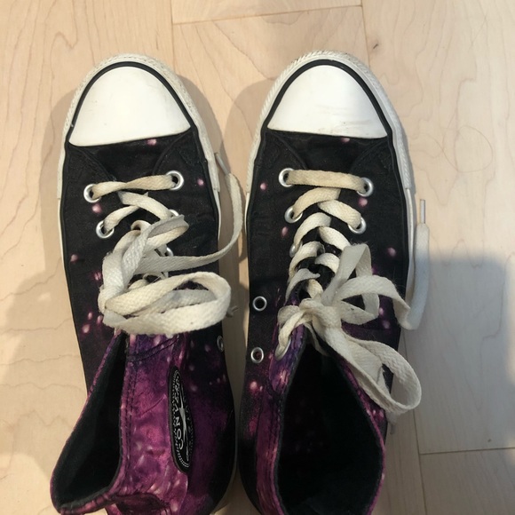Purple Unicorn Converse - Picture 3 of 5